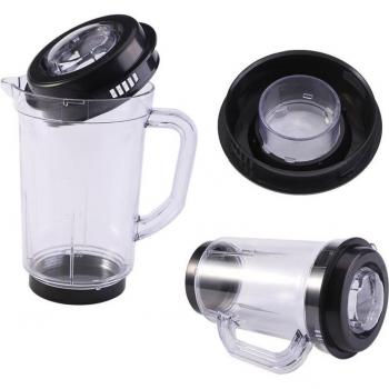 Flacon de rechange Magic Bullet de 1000 ml avec support en verre et couvercle