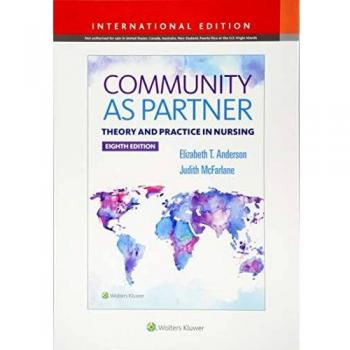 Community As Partner: Theory and Practice in Nursing