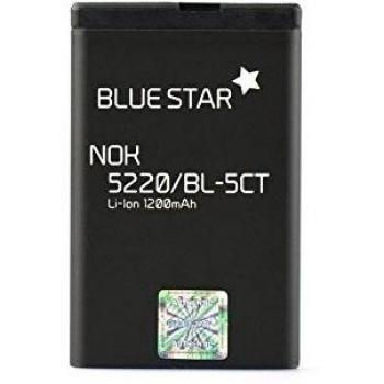 Blue Star Batteria Pro Nokia 5220 XM 5630 XM 6303 6730 3720 C3 C5-00 C6-01 1200 mAh Li‑Ion BS Premium