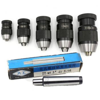 Mandril de taladro con adaptadores M10, M12, MT2 y MT3