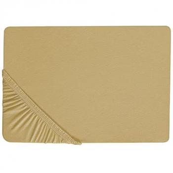 Drap Housse Vert Olive 180 x 200 cm en Coton
