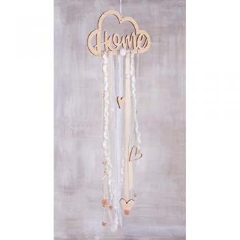 Kit di installazione murale fai‑da‑te RAYHER Attrape-Rêves Grigio Beige 65 cm Rettangolare