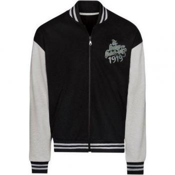 TRIGEMA Sweatjacke „College‑Adler“ – Herren – L – Schwarz