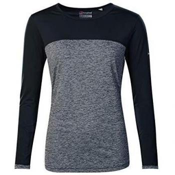 Berghaus Women's Voyager Tech Long Sleeve Shirt (Carbon Marl)