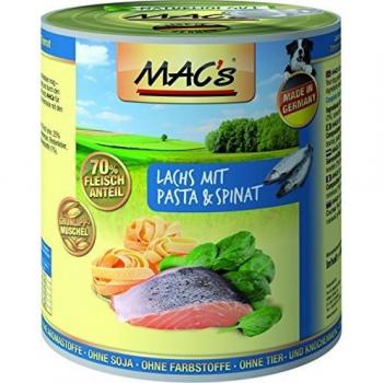 MAC's Dog Lachs, Rind und Spinat 6x800g