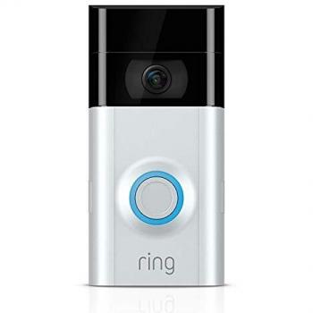 Ring Elite 1080p HD Video Doorbell V2, Satin Nickel