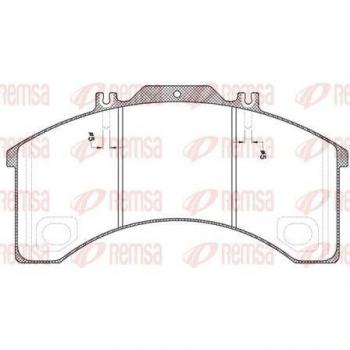 Freins à disque REMSA JCA 498.00 – Kit d’achats