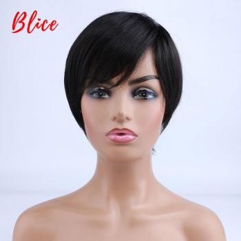 Peluca Negra Blice 6 Onda Natural para Mujeres