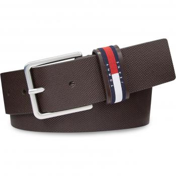 Cinturón de piel con logo Tommy Hilfiger