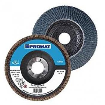 Lamella D Granulatore 125 mm 80 Corindone in Acciaio Inossidabile Zirco