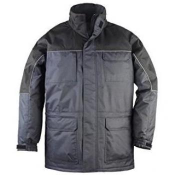Parka ripstop 100 % polyester marine noir enduit PVC taille S