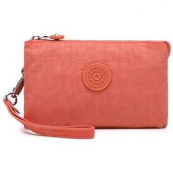KEDANISON Compact Organizer Bag with Three Pockets for Keys and Credit Cards (18*12*2cm)