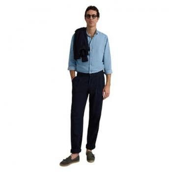 Silbon Pantalón de Hombre, Azul Marino y Confort