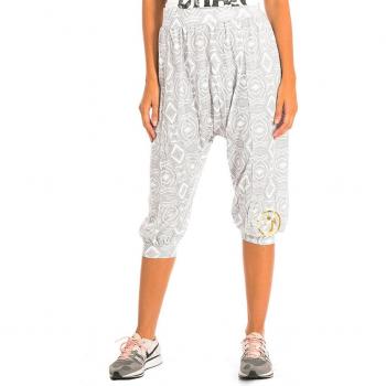 Zumba Pantalón Deportivo Blanco con Estampado