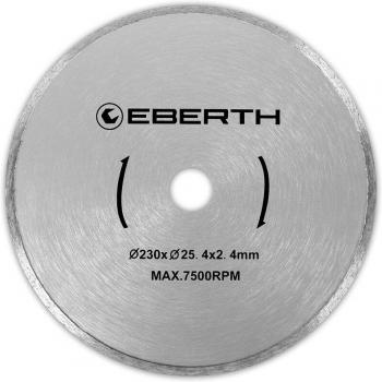 EBERTH Disque de découpe diamanté 230 mm pour granit