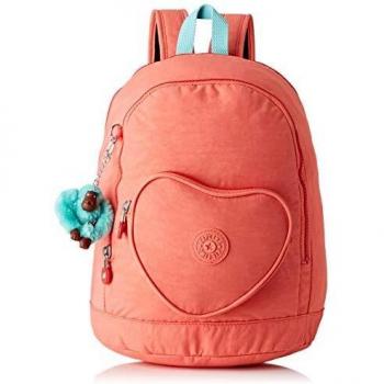 Kipling Mochila Infantil Heart, 32 cm, 9 Litros, Rosa (Peachy Pink C)