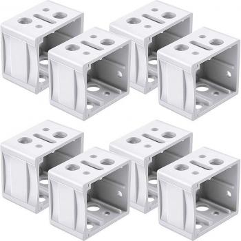 Soporte Ventana Ciego 1” Perfil Blanco