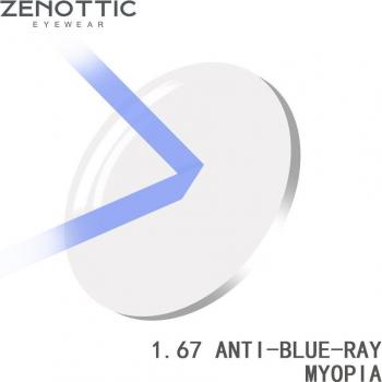 ZENOTTIC Legierungsbrille mit quadratischem Rahmen