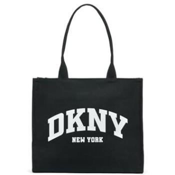 DKNY Hadlee Canvas-Handtasche – Groß, Schwarz