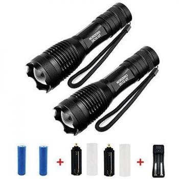 Linterna LED NORZERO DC12 UT Kit táctico brillante resistente al agua con zoom