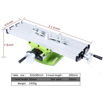 Aluminum Alloy Precision Mini Bench Vise and Drill Milling Machine Stand 6300 0.05mm
