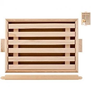 Tabla de trabajo para hornear y cortar pan – diseño con rejilla