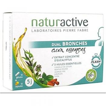 Naturactive Bronchien Dual mit 10 Tabletten und 10 Kapseln