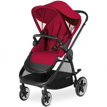 CYBEX Gold Poussette Iris M-Air, Garde-Corps Inclus, Rebel Red