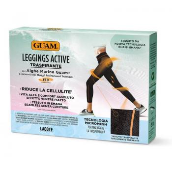 Leggings Active Guam Verde Militare Taglia S/M con Vita Alta e Traspirabilità Superiori
