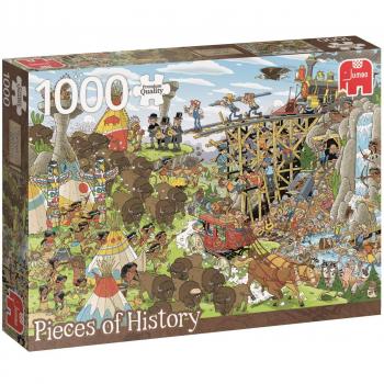 Jigsaw Puzzle The Wild West by Jumbo (1000 Pieces)