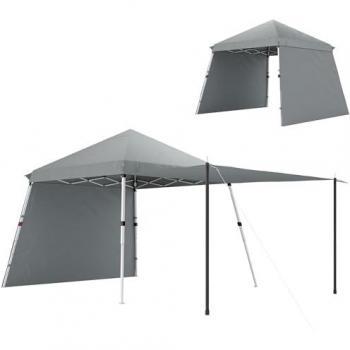 Tonnelle Barnum Automatique 6×3 m – Réglable en Hauteur – Sac de Transport – Gris