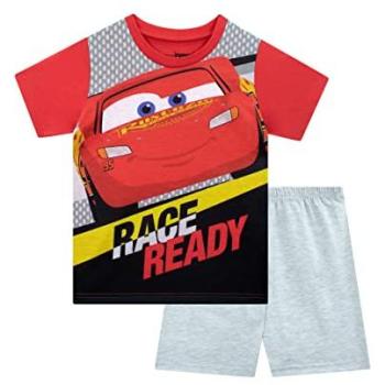 Disney Boys' Cars Short Pyjamas Race Ready (Red) – Sizes 9‑10 Years