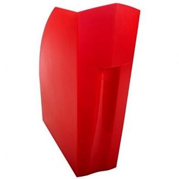 Exacompta Linicolor Magazine Organizer Pack of 3, Red