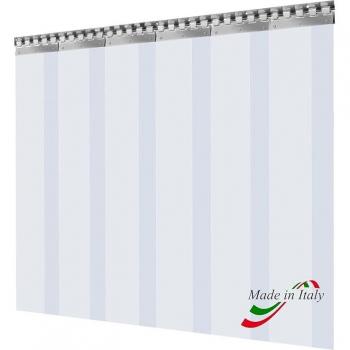 Porta a Strisce Flessibili 2x2 in PVC Transparent – Isolamento Premium