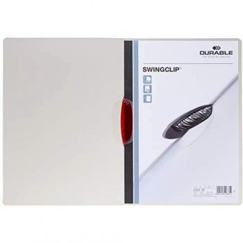 A4 Crimson SwingClip Folder Pack – 25 Pieces