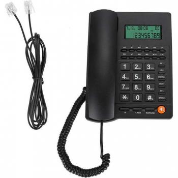 English Trade L019 Cordless Phone with Display & Caller ID – Black, Multi‑Use (Home/Office/Hotel/Restaurant)