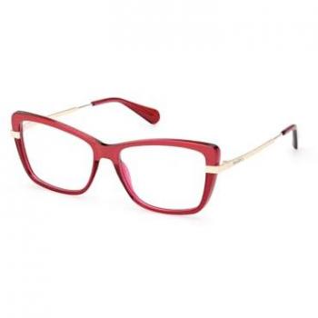 Max & Co. MO5113 068 Men’s Red Eye‑Protection Frames – Size 54 – Blue Light Block, Frame Only