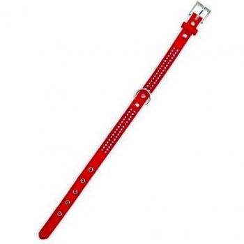 Collier Freedog Rouge 30 cm en Similicuir
