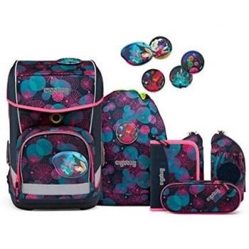 Ergobag cubo light 6-teiliges Schulrucksack-Set 2024 KorallBär