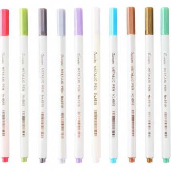 10/15/20/30 Color Metallic Ink Pens for Rock and Card Making
