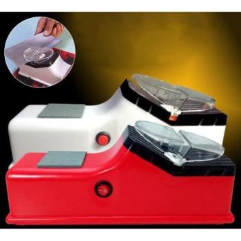 Affilatrice elettrica per utensili da cucina con porta USB bianco