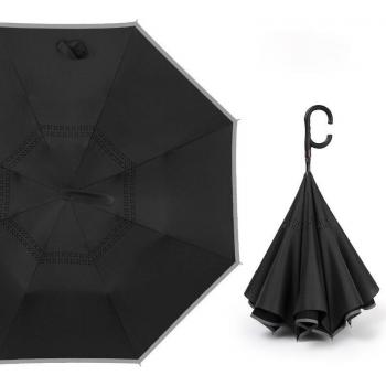 Self-Standing Reverse Folding Umbrella