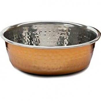 Vintage Hammered Copper Pet Pot – 8.5