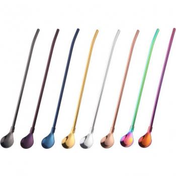 Cucharas Portátiles de Metal para Mate