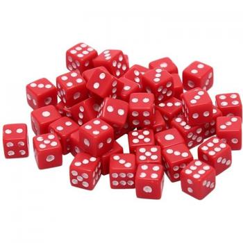 100pcs 8mm Standard Gaming Dice