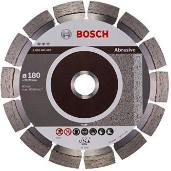 BOSCH Diamanttrennscheibe für abrasive Materialien, 180 x 22,23 x 2,4 x 12 mm
