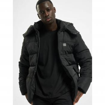 Urban Classics Hooded Puffer Jacket in schwarz, Größe 5XL