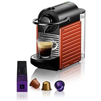 Nespresso PIXIE XN304, Macchina per Caffè Espresso, Programmabile, 1260 W, Colore Rosso