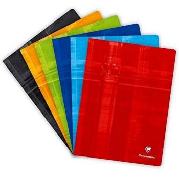 Cahier agrafé 24x32 cm 120 pages Clairefontaine