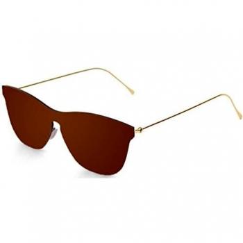 Genova Ocean Polarized Flat Metal Gold Sunglasses